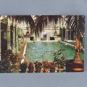 Vintage Postcard - Crystal Gardens Pool Victoria Canada - Wright Everytime